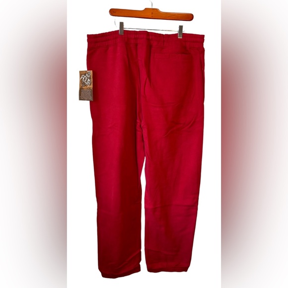 NWT Arkansas Razorbacks Men’s NCAA Red Sweatpants 3FOUR Brand Size 2XL - Picture 3 of 9